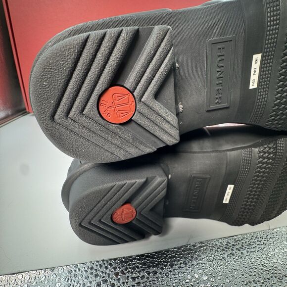 Hunter Original Tour Tall Boot, Black Winter, Rain Boot, Women’s Size 10 New - Picture 10 of 14